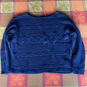 Abercrombie & Fitch Navy Knit Sweater